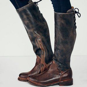 Bed Stu Manchester Tall Lace Up Boots Leather